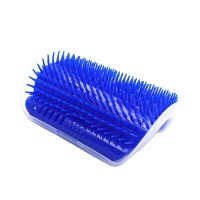 Cat Self Groomer Brush Wall Corner Grooming Massage Comb With Catnip